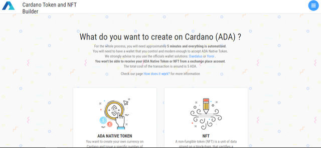 Cardano Token and NFT Builder